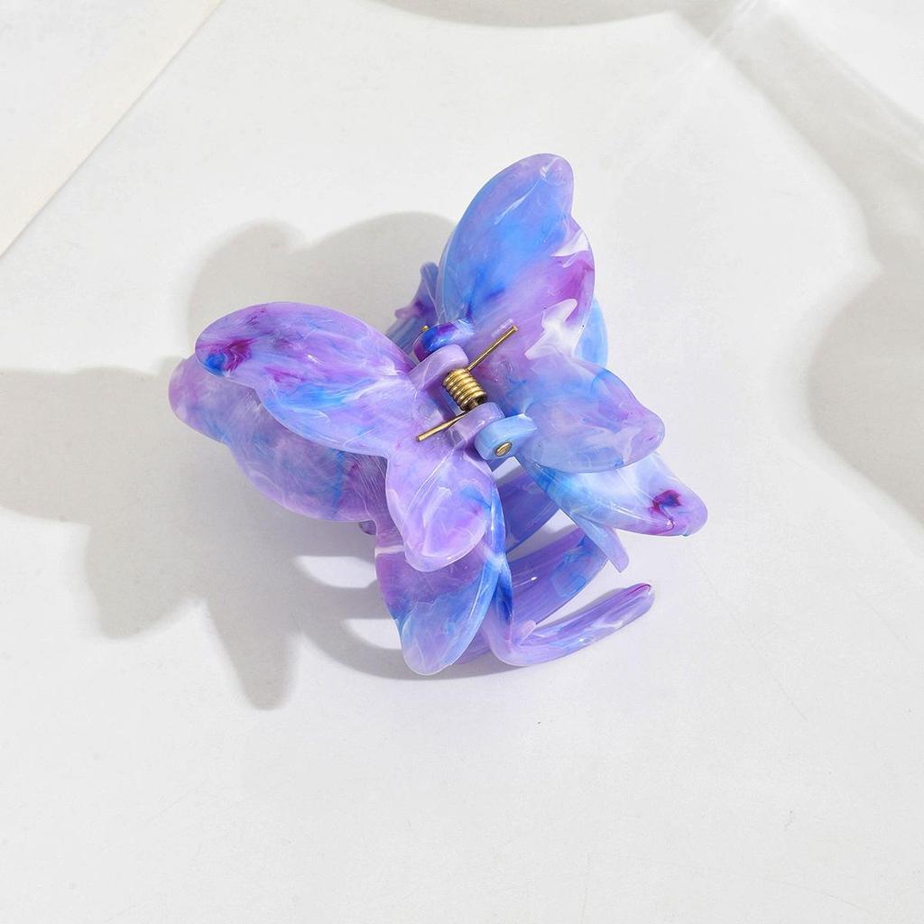 Matte Transparent Butterfly Hair Claws Clips for Women Girls Elegant Decorate Hairpins Headbands Fashion Korean Hair Accessories