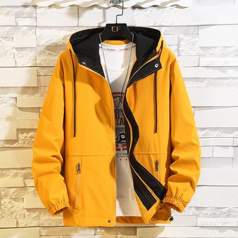 Buy Jacket Men Coat Fashion Hip Hop Windbreaker Coats Casual Loose