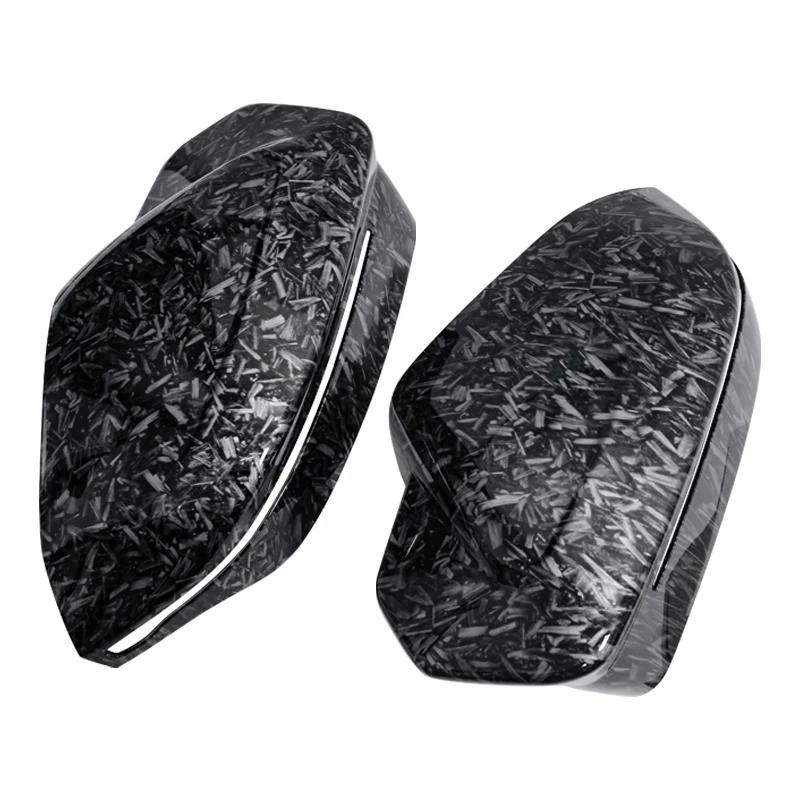 M Look Replacement Bright Black Side Mirror Cover Caps for BMW 5 7 I5 I7 Series G60 G61 G68 G70 G90 Left Hand Drive 2023-up