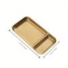 1pc Stainless Steel Food Tray Fruit Snack Serving Plates Tableware Dumpling French Fries Dishes Kitchen Restaurant Utensils