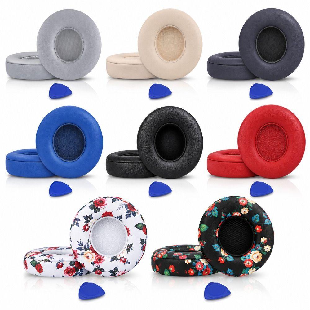 Comfortable Soft Foam Replacement Earpads Round Breathable Headphone Ear Pads Replacement Cushions For Studio 3.0
