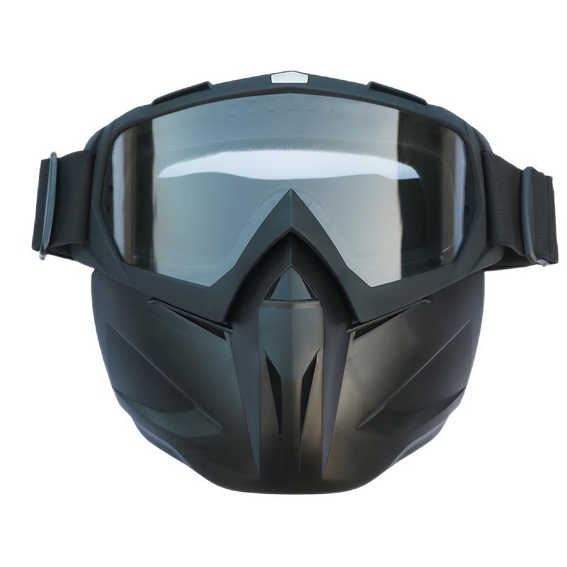 M138 Retro Motorcycle Helmet Mask Off-Road Sports Windshield Goggles for Outdoor Riding and Cycling