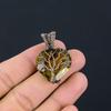 Tree Of Jewelry Lemon Topaz Gemstone Pure Copper Wire Wrapped Handmade Jewelry Pendant