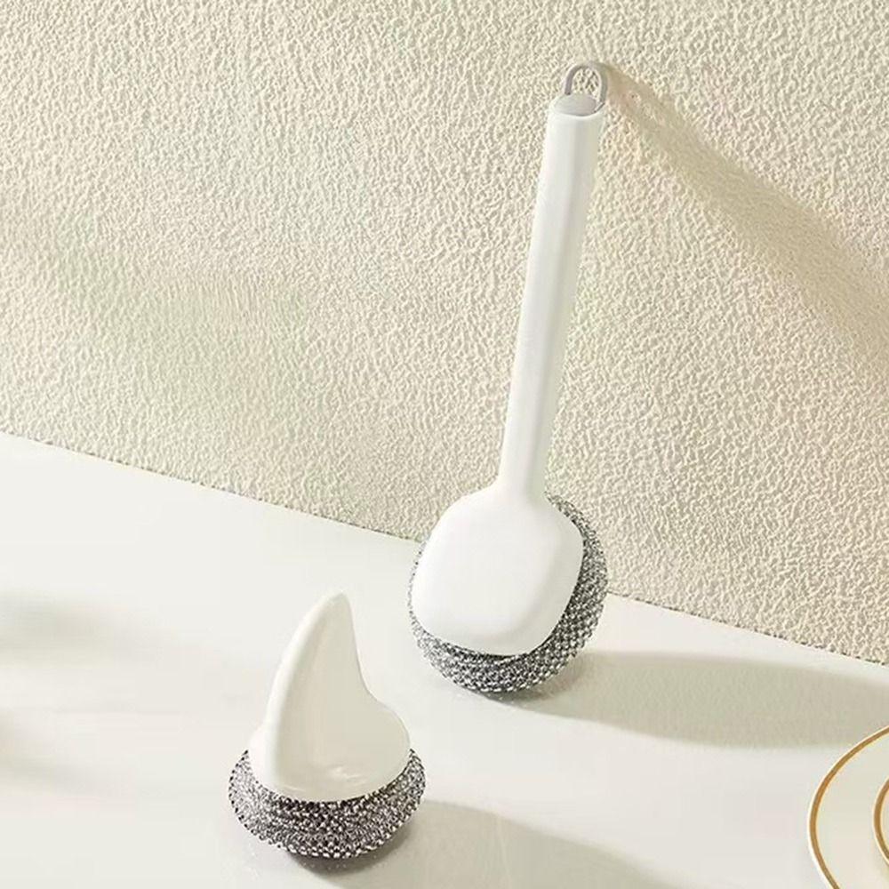 Long Handle Wire Brush Multi-function Washing Brush New Cleaning Brush  for Pots Dishes Sink
