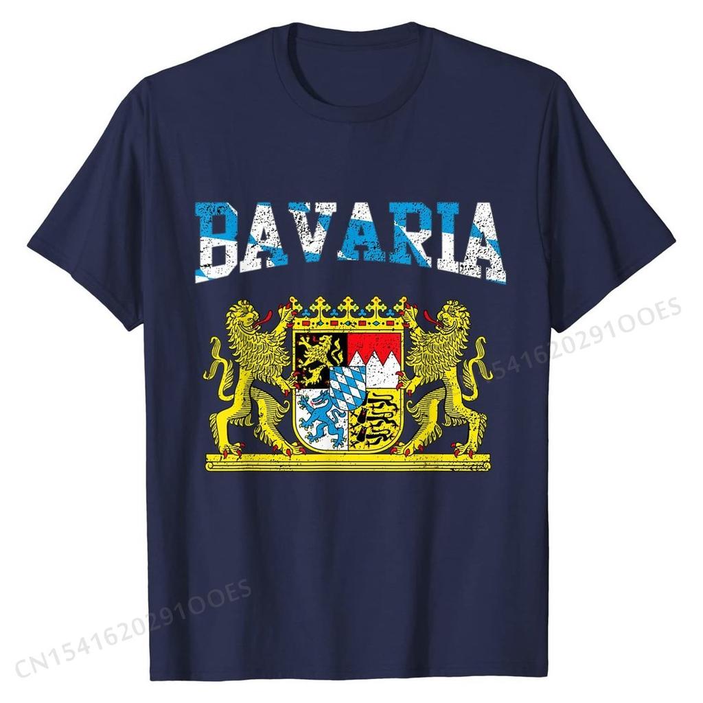 Bavaria Germany Oktoberfest German Bavarian T-Shirt Classic Youth Top T-shirts Cotton Tops Shirts Casual
