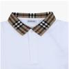 Burberry Check Polo Boys Kids ShorT Sleeve T shirT 8105571 A1464