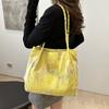 Trendy Canvas Tote Bag For Women 2024 Stylish Spacious Shoulder Bag For College Students And Daily Commute