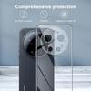 Pouzdro pro Xiaomi 17 Ultra, Silikonové Nárazuvzdorné Odolné proti Poškrábání Tenké Průhledné - 2 Tvrzená Skla