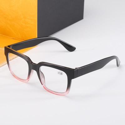 Stylish European & American Thick Frame Anti-Blue Light Reading Glasses: Large, Fashionable & Versatile Lenses