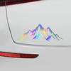 Car Decor Sticker Mountain Pattern Fine Workmanship Colorful Vinyl Car Styling Decor Sticker for Car