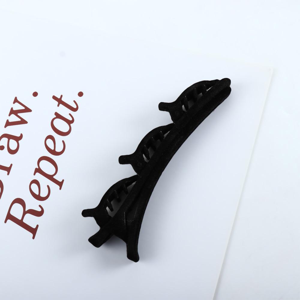 Fashion Design Women Hair Accessories Braided Side Clip Korean Style Hairpin Teethed Duckbill Clip