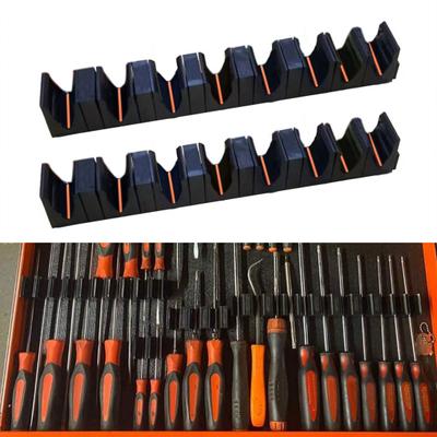 1/2 Stück Modulares Schraubendreher-Organizer 8-Schlitz Schwerlast Abnehmbar Rutschfest Werkzeugschublade Werkzeugkasten Regal