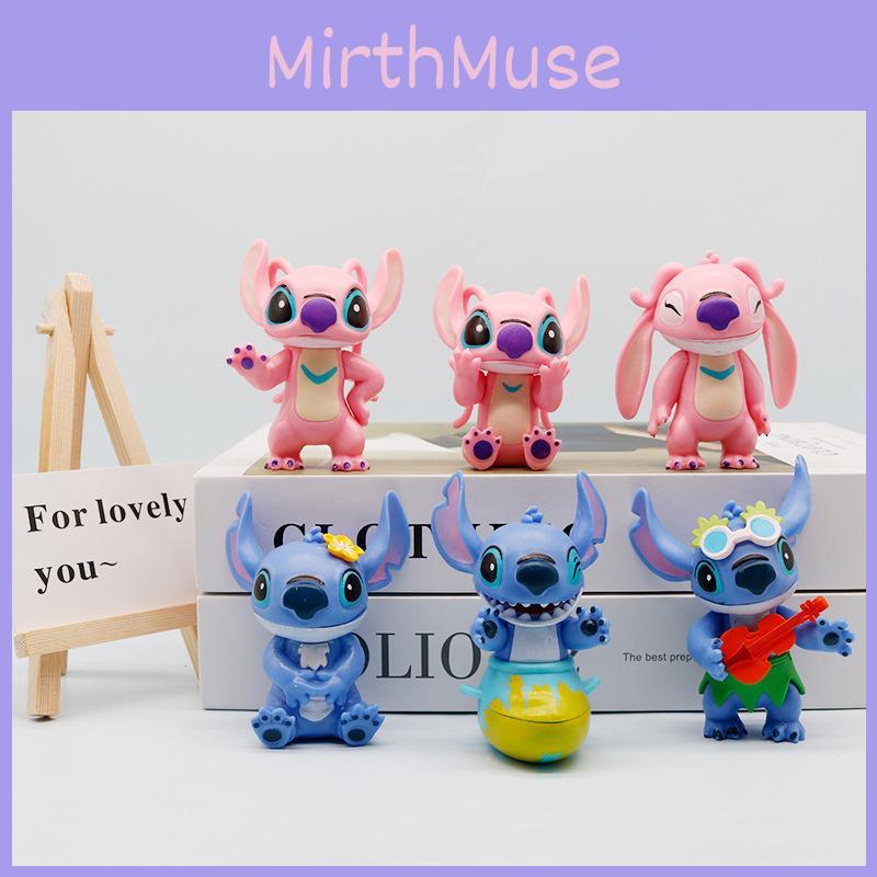 Jar Angel Guitar Model Cartoon Doll Ornament Set Desktop Decoration