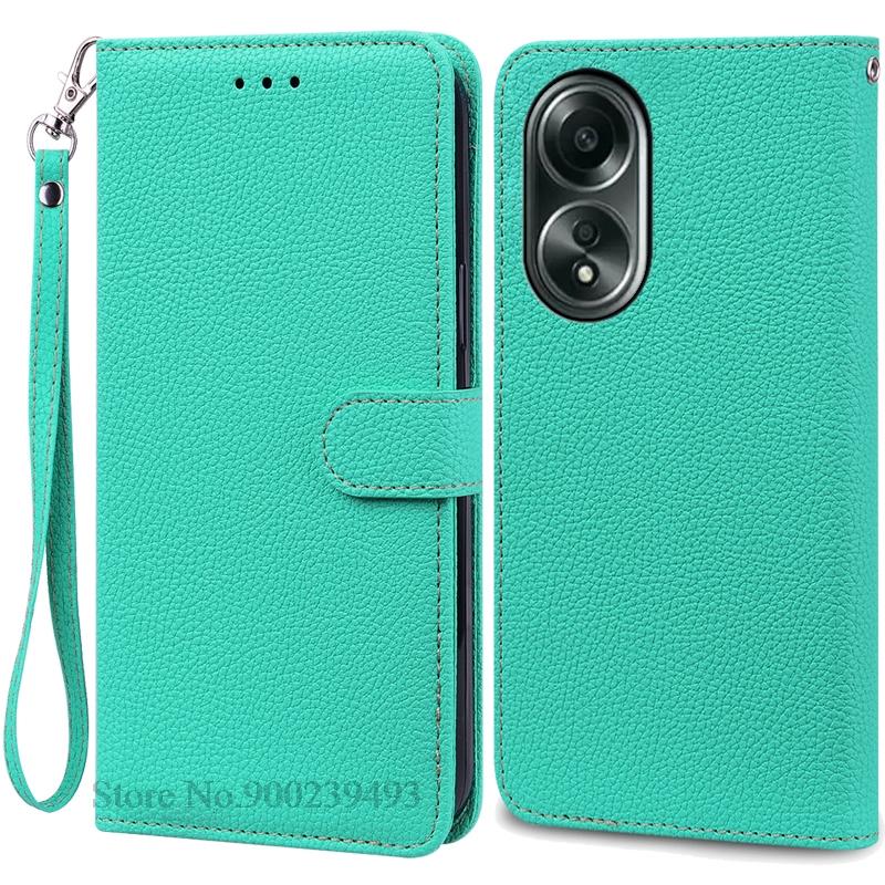 A58 A 58 Case For OPPO A58 Case Silicone Wallet Flip Leather Case For OPPO A58 4G Case Book Cover For OPPO A58 5G Phone Fundas