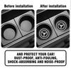 Autoaufkleber 2 Stück Silikon Auto Untersetzer Wasserbecher Flasche Anti-Rutsch-Pad Anti-Rutsch-Matten für Mercedes Benz AMG C200 C260 C300 W108 W12