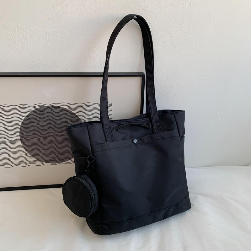 Nylon Women'S Bag Large Capacity Multifunction Waterproof Tote Student Shoulder Bag Travel Handbag Shopping