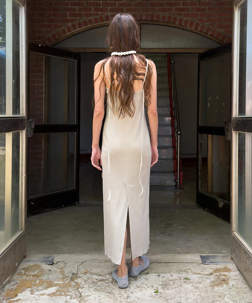 Daiaegeuneol Two Way Long Dress (Beige)