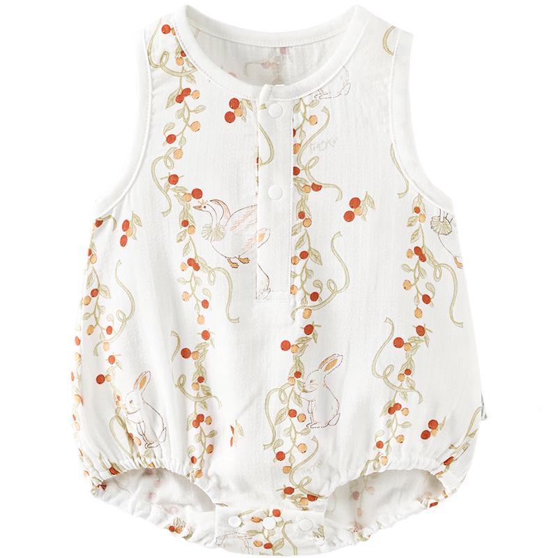 TONGTAI Baby Sleeveless Summer Bodysuit