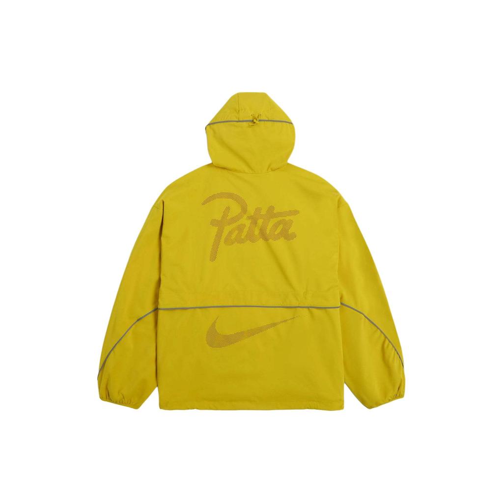 Nike X Patta SS24 Alphabet Logo Print Comfort Sport Hooded Zip-Up Long Sleeve Jacket Unisex Jacket Yellow FJ3088-389