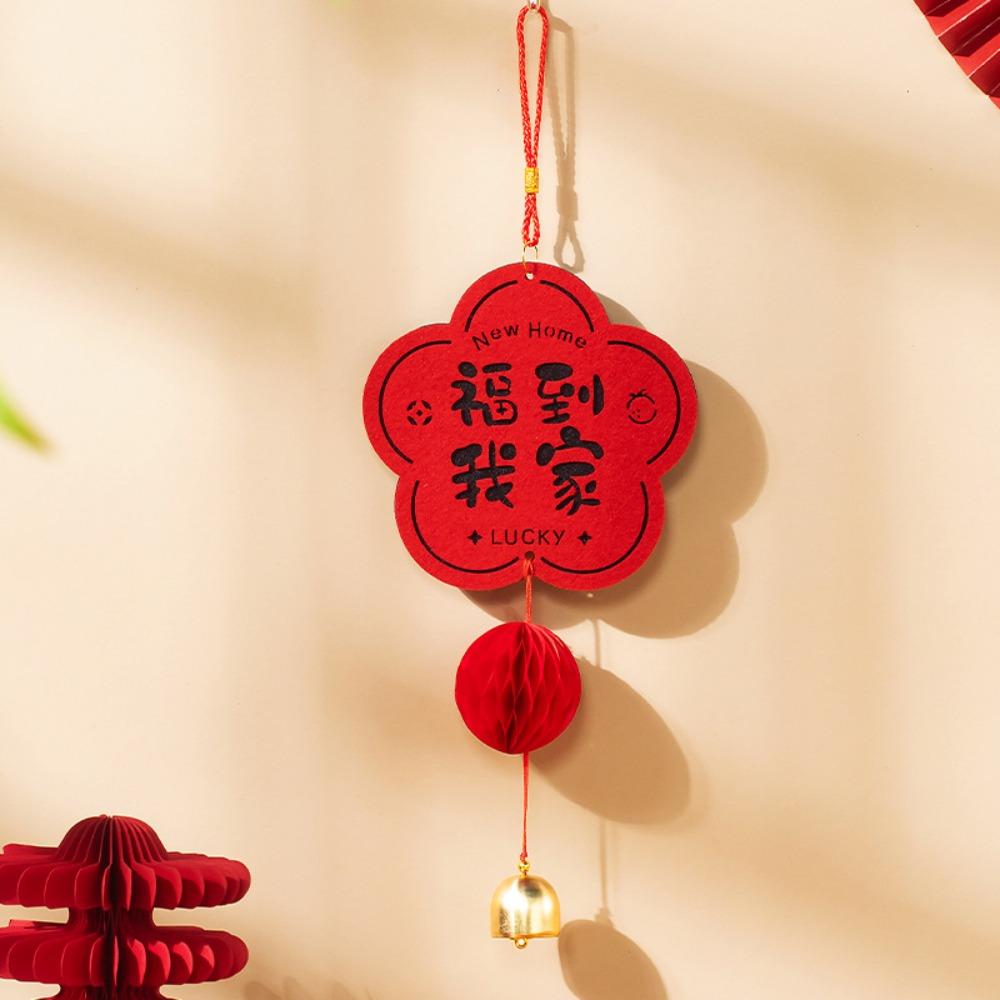 Non Woven Fu Character Hanging Ornament Chinese Style New Year Lucky Decoration Bedroom Decoration