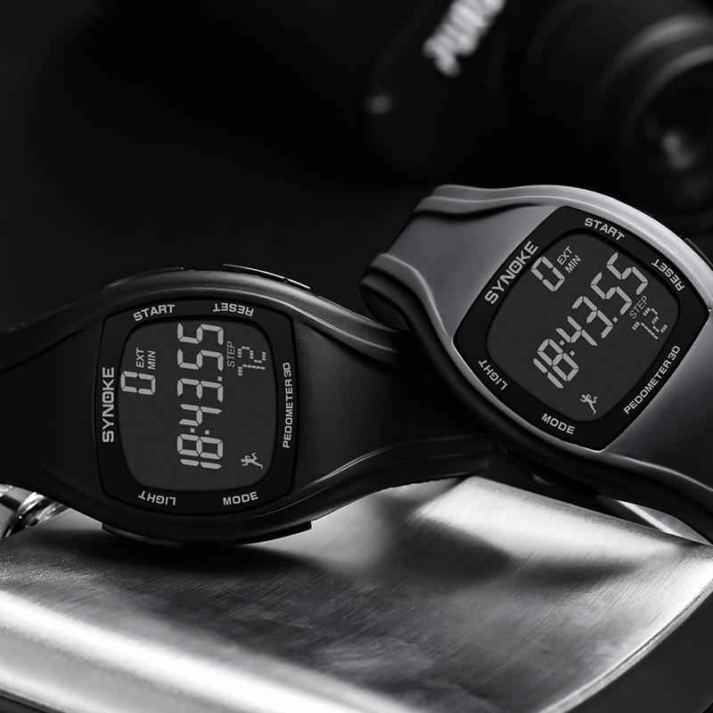 Neue Top-Marke Multifunktions-Elektronikuhr Herren Zeitmessung Wasserdichte Armbanduhr Schritt-für-Schritt Sportuhr Stoßfest für männliche Studenten