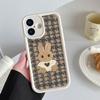 Entzückende Kaninchen-Sturzschutz-Handyhülle für iPhone 17, 16 Pro, 15 Pro Max, 14 und 13 Pro.