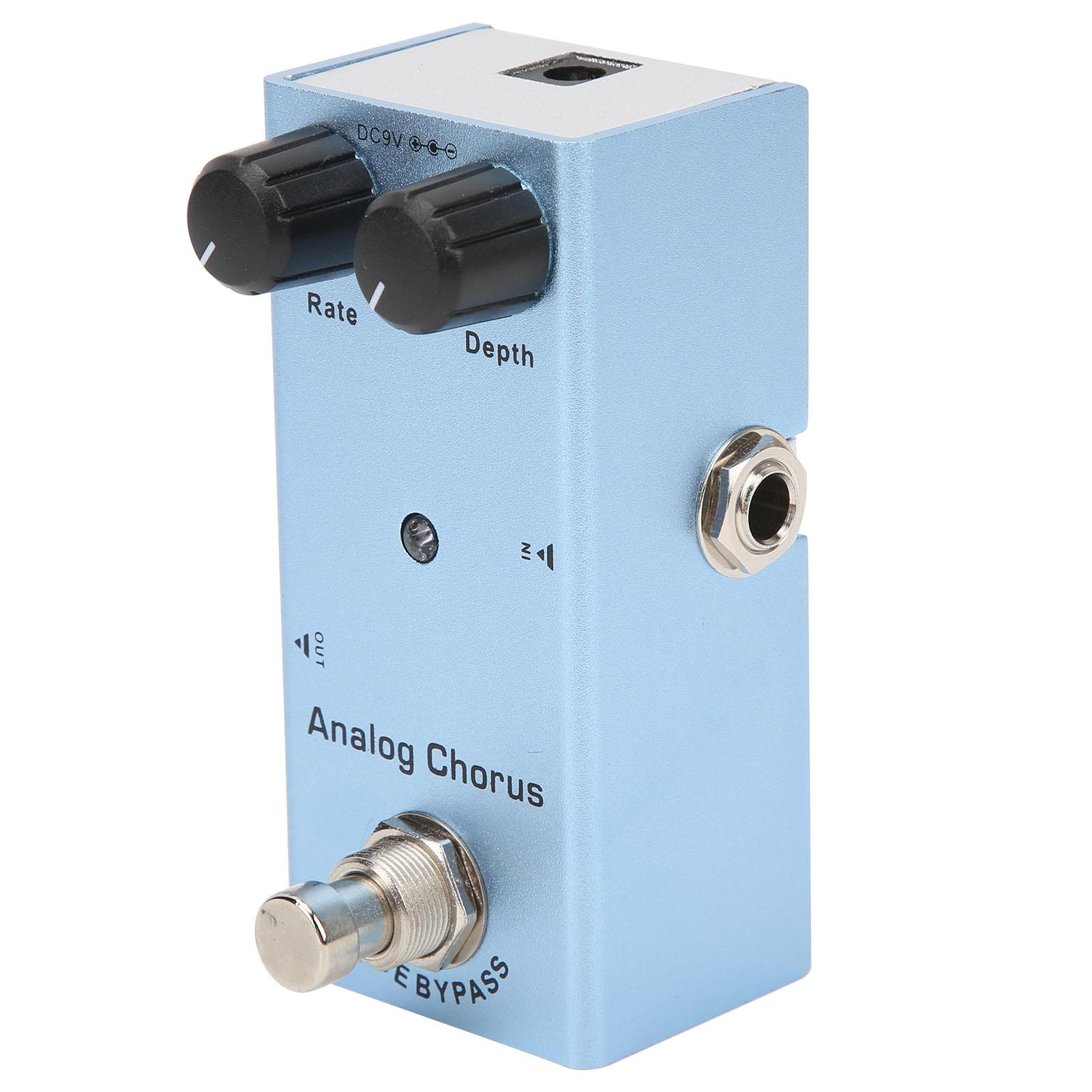 

Аналоговый эффект хоруса с металлической ручкой регулировки и настоящим байпасом Аксессуары для электрогитарыZP07