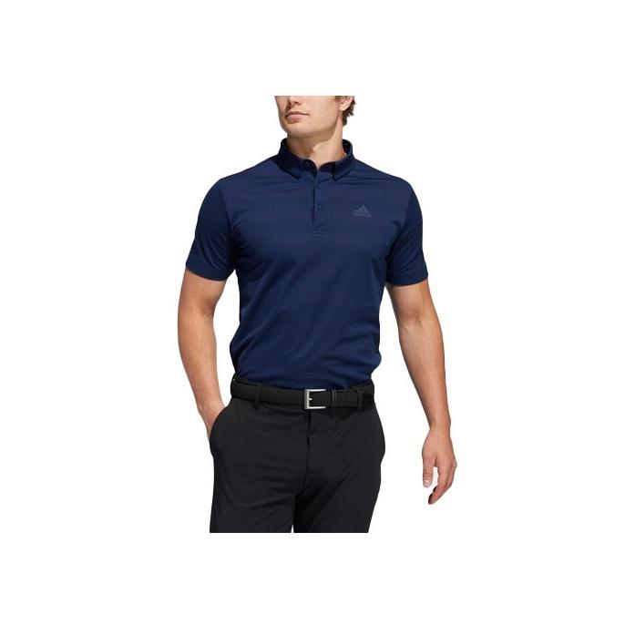 Adidas Katı Nefes Alabilir Kısa Kollu Polo Gömlek Erkek Üstleri Lacivert-Mavi FS6883