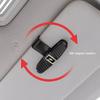 AABHL1 Car ABS Sun Visor Glasses Clip Ticket Card Storage Clamp For Chevrolet Corvette Montana TrailBlazer Silverado Camaro Suburban