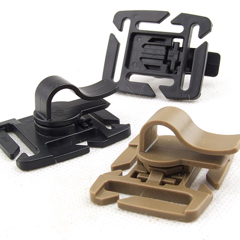 2 Pieces Water Clip Rotating Clips Fixing Fixture Carabiner D-shaped Buckle Accessory for Outdoor Camping Hiking