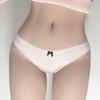TERMEZY Women's Sexy Low-Rise Briefs Lace Patchwork Seamless Underwear Ice Silk Quick-Dry Body-Hugging Briefs