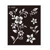Henna Tattoo Stencil, Reusable DIY Tattooing Template, Floral Animal Patterns Stencil for DIY Indian Temporary Tattoos Music Festivals Body Art