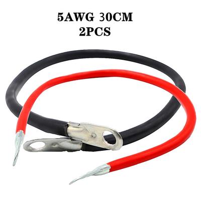 30cm 12V Battery Battery Inverter Cable Copper Cable