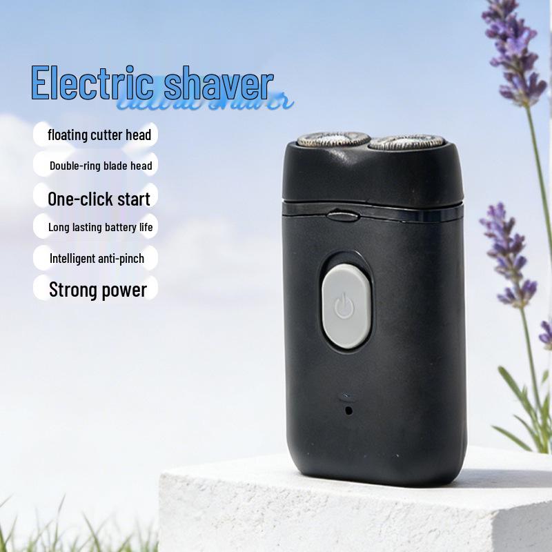 Dual-Head Electric Rechargeable Men s Floating Beard Shaver