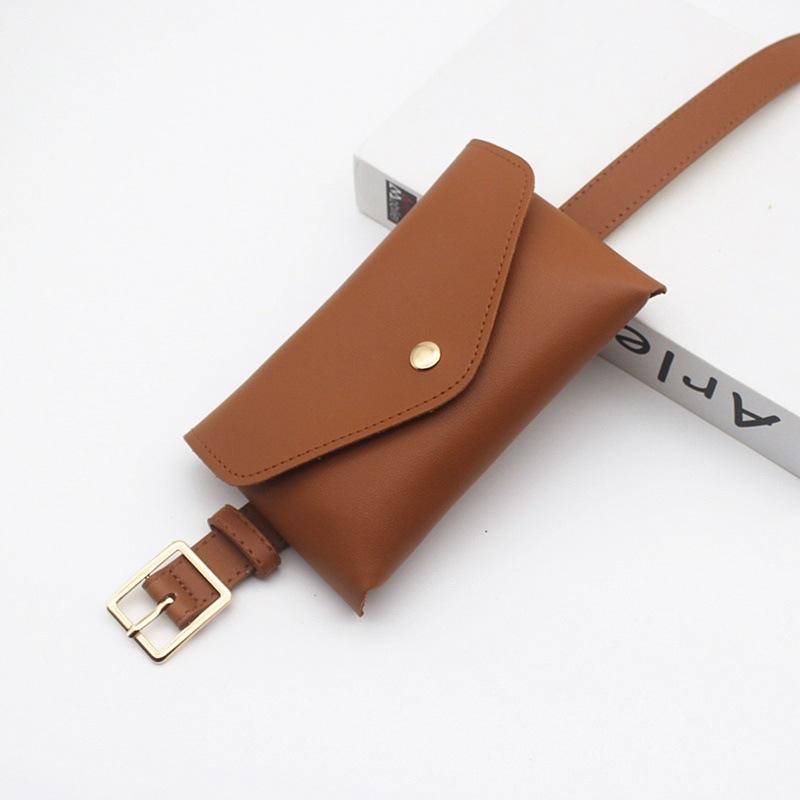 22 Women'S Belt Women'S Decorative Bag Belt Thin Mini Mobile Phone Key Small Waist Bag