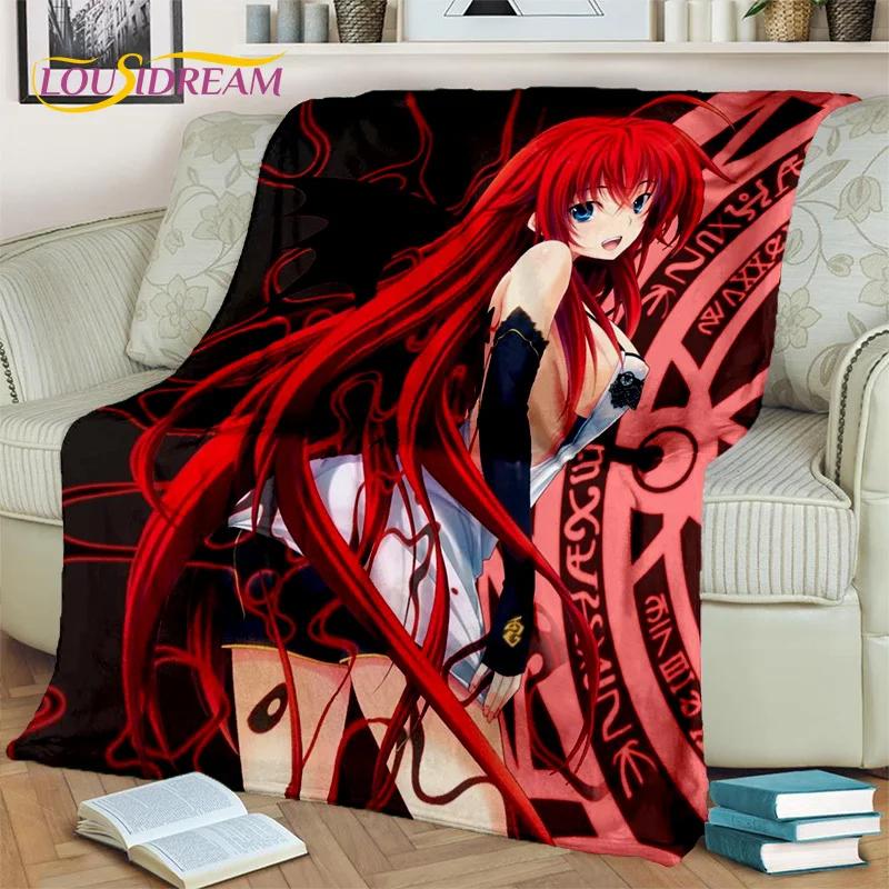 Cartoon Sexy Girl High School DxD Anime 3D Blanket,Soft Throw Blanket for Home Bedroom Bed Sofa Picnic Travel Cover Blanket Kids