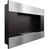 Wall Mounted Bioethanol Fireplace BRAVO TÜV Inox