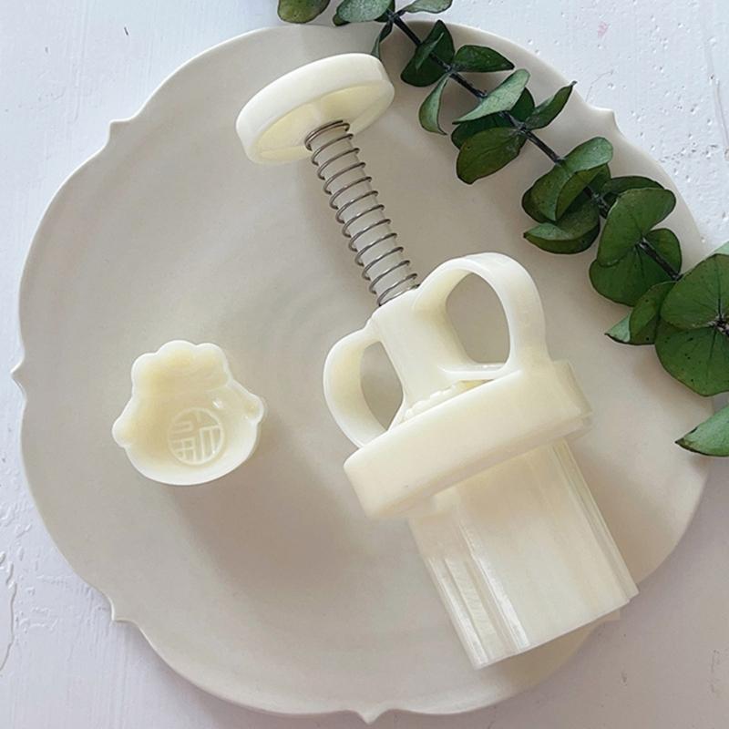 Mini Purse Shape Mooncake Press Mold Cookie Stamps Chinese MidAutumn Moon Cake Makers Decoration Tool for DIY Cookie