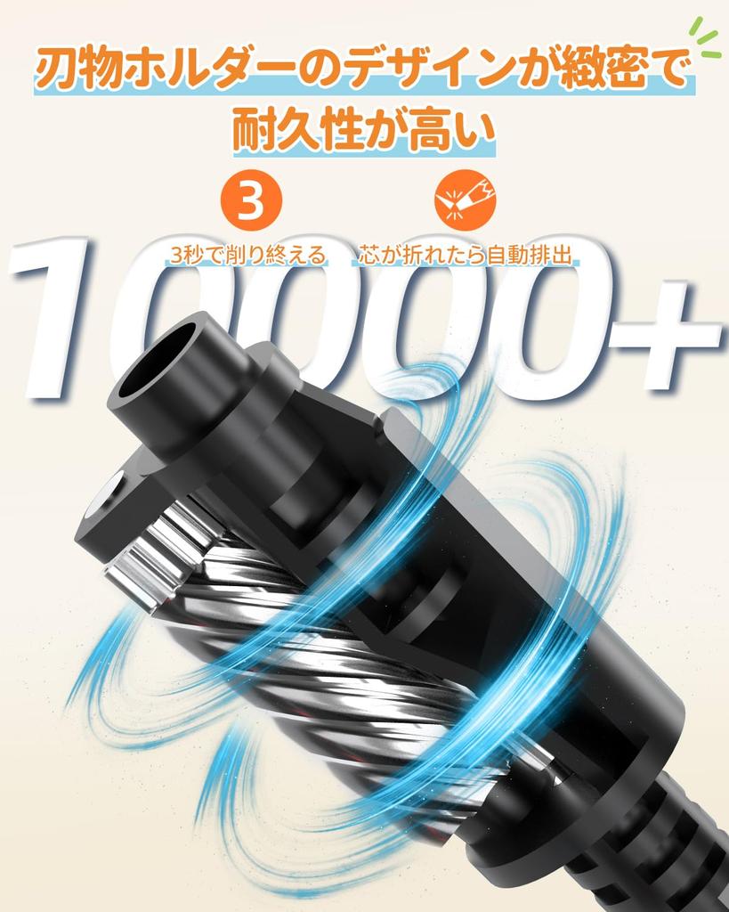 Zmol Corded Plastic Electric Pencil Fits Pencils and Colored Pencils with Lead Adjustable Lead Prevents Wasteful Includes Broken Lead Removal Long For