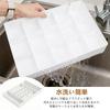 yazi Underwear Storage Expandable Storage Drawer Closet Clothes Storage Large Clothing and Sock Shape for and Small White Compartments 2 Expandable