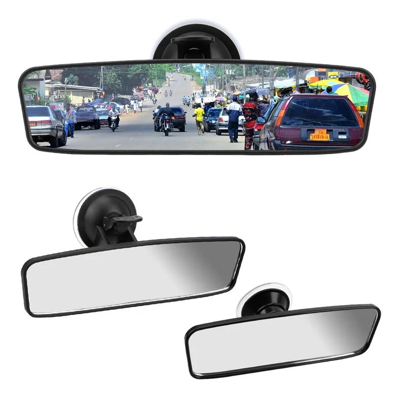 Vnitřní zpětné zrcátko 360° Rotuje Zrcátko do auta Širokoúhlé zpětné zrcátko Nastavitelná přísavka Auto-Styling Univerzální