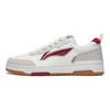 Li Ning Tianji 2.0 Synthetic Leather Slip Resistant Abrasion Resistant Low top Skateboard Shoes Men's White Gray Red AGCT211-6