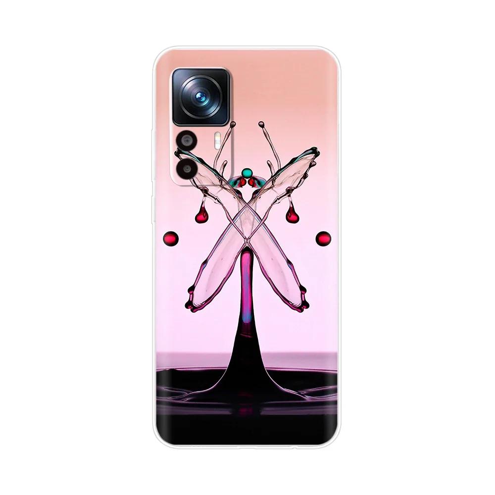 For Xiaomi 12T Pro Case Silicone Fashion Painted Soft Phone Case For Xiaomi 12T Case Back Cover For Xiomi Mi 12T Pro 12 T Bumper
