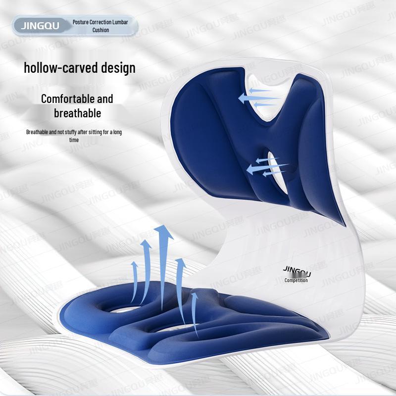 Ergonomic Lumbar Support Cushion for Office, Car, and Posture Correction