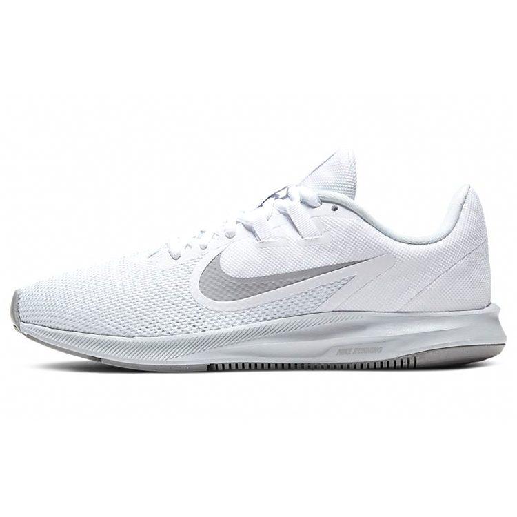 Nike Scarpe da ginnastica Downshifter 9 Basse in maglia Bianche da donna AQ7486-100