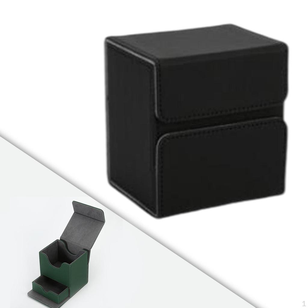 Boîte de rangement Premium pour Deck avec Compartiment pour Jeux de Cartes à Collectionner TCG