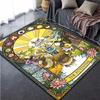 Pokemon Pikachu Tepper og tepper for hjemmet stue Soverom inngang Stort område mykt teppe 3D mote tegneserie dekorasjonsmatte