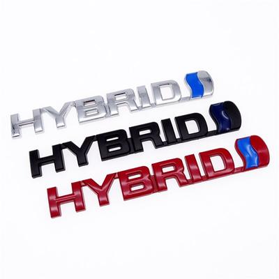 3 stylové dekorace na auto pro Toyota Prius Camry Crown Auris Rav4 3D HYBRID Samolepky s logem auta Repasování štítku s kovovým znakem
