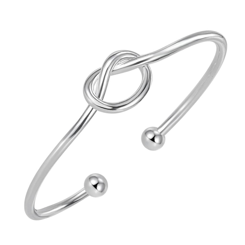 Open Double Circular Bead Tide Human Heart -Shaped Weaving Staggered Bracelet