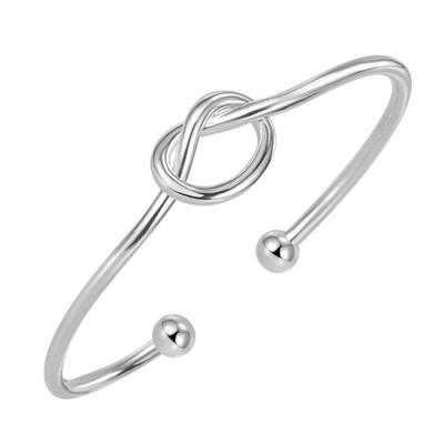Bracelet Ouvert Double Perle Circulaire Marée Cœur Humain Tissage Décalé